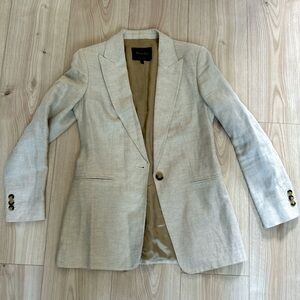 Massimo Dutti Linen Blend Blazer